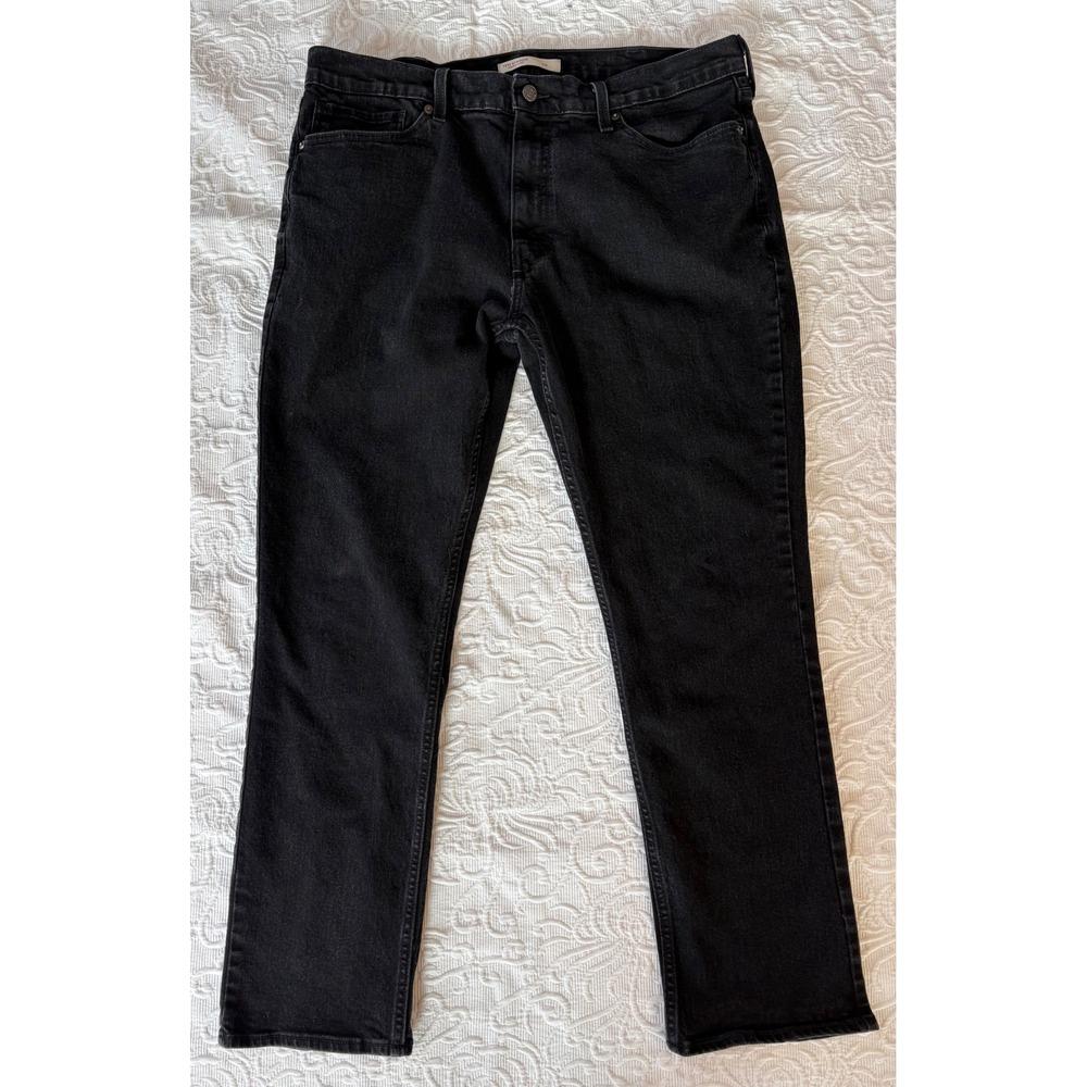 Levi Strauss Signature 59178 Mens Black Straight‎ Leg Jeans W38 L30